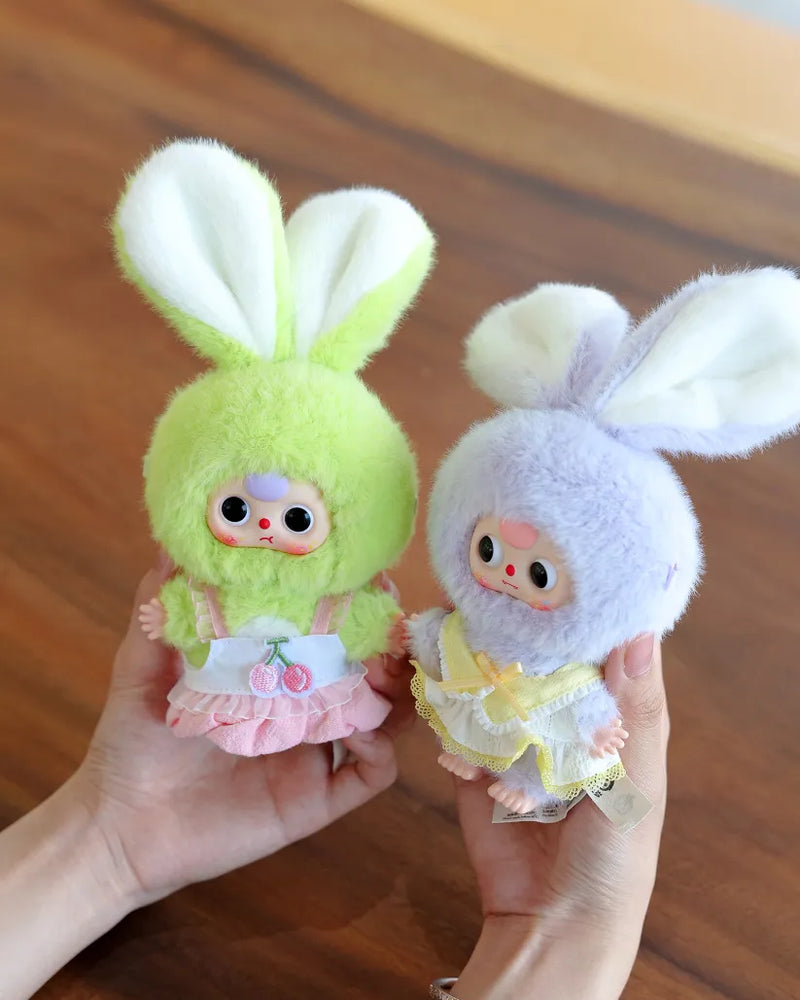 Baby Three Rabbit Macaron Mini Bunny Series Plush Blind Box