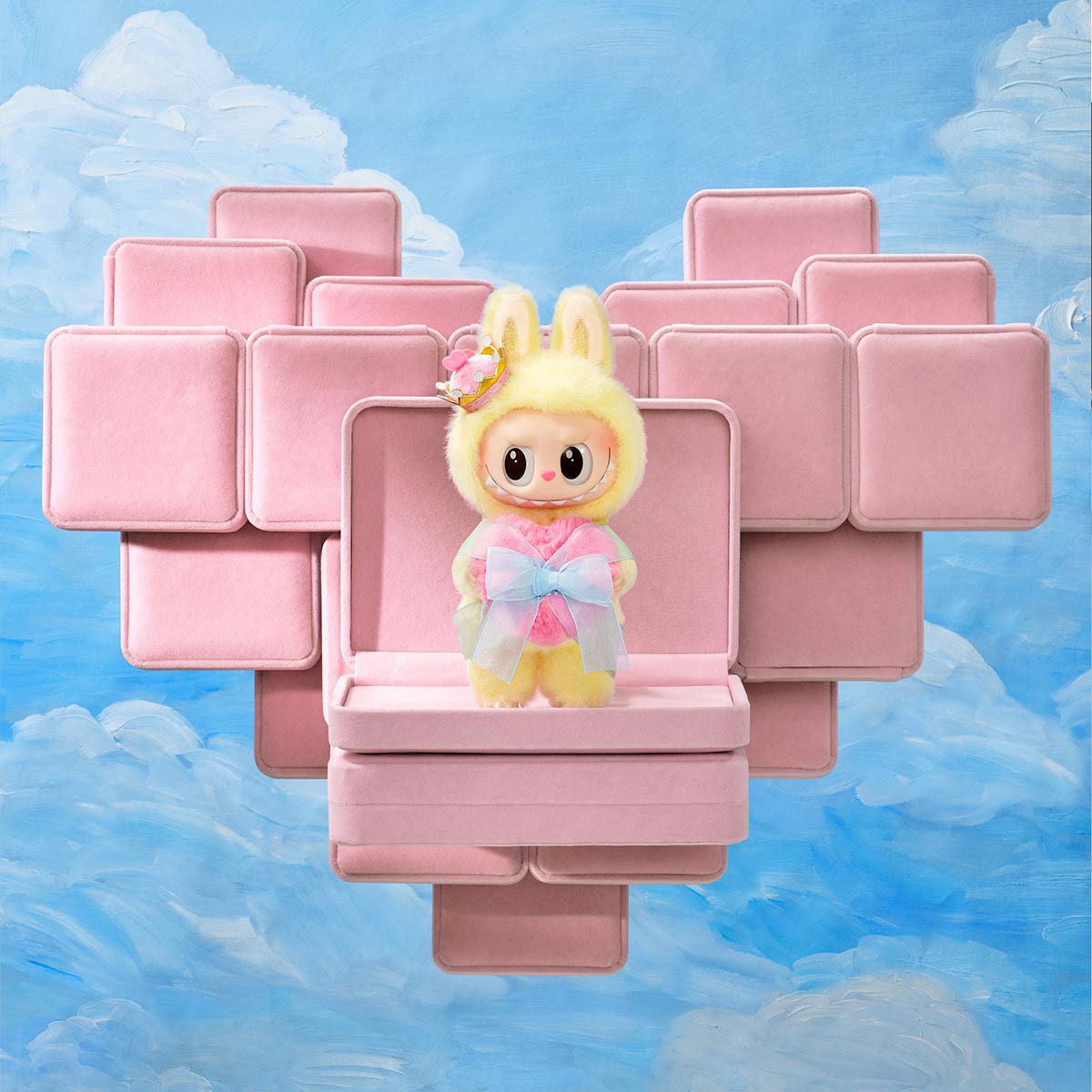 THE MONSTERS - Let's Checkmate Series-Vinyl Plush Hanging