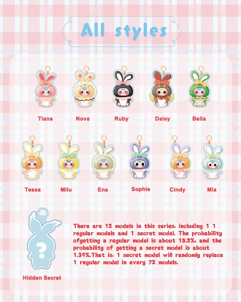 Baby Three Lily Rabbit Town V2 Plush Series Blind Box