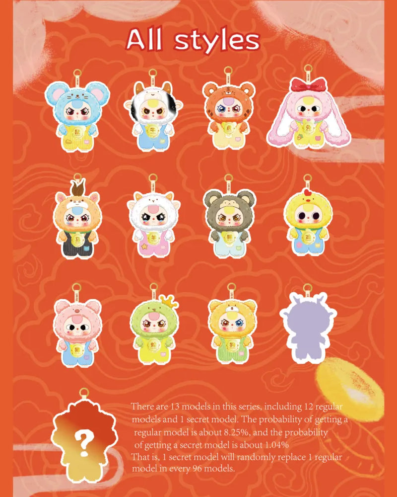 Baby Three Twelve Zodiac V2 Series Plush Blind Box