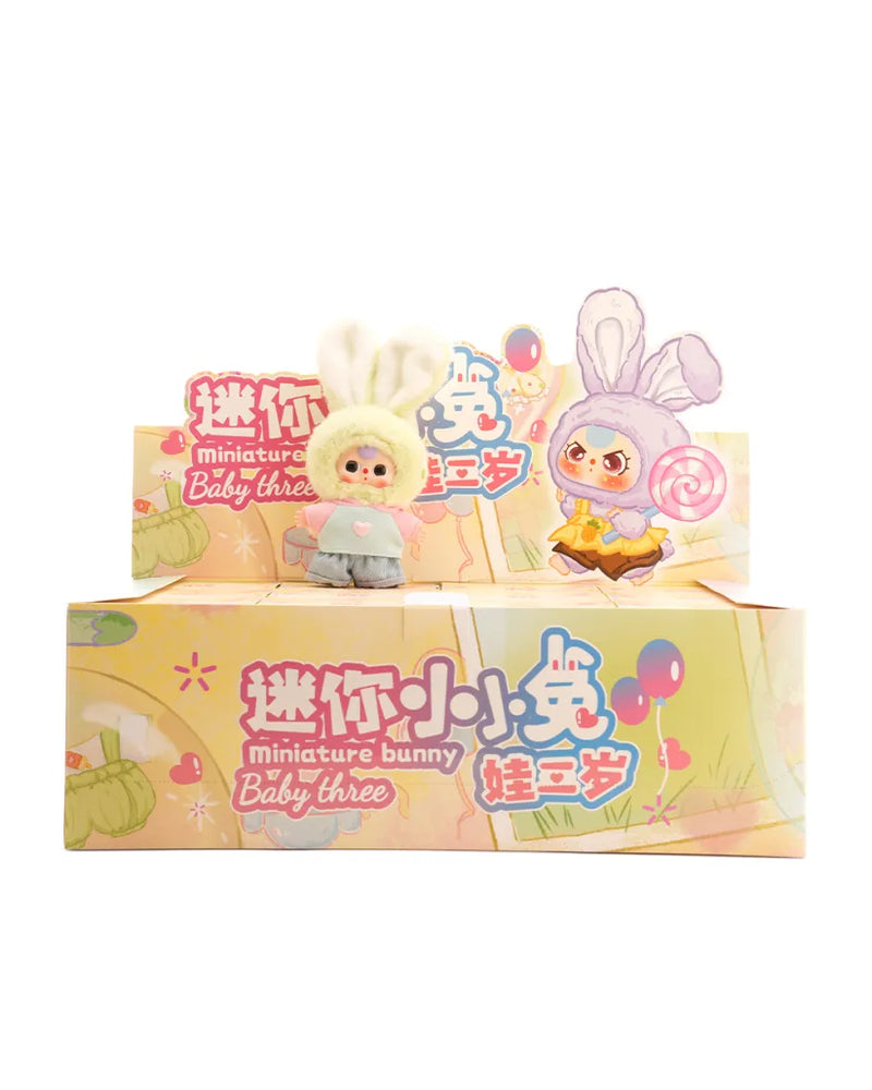 Baby Three Rabbit Macaron Mini Bunny Series Plush Blind Box