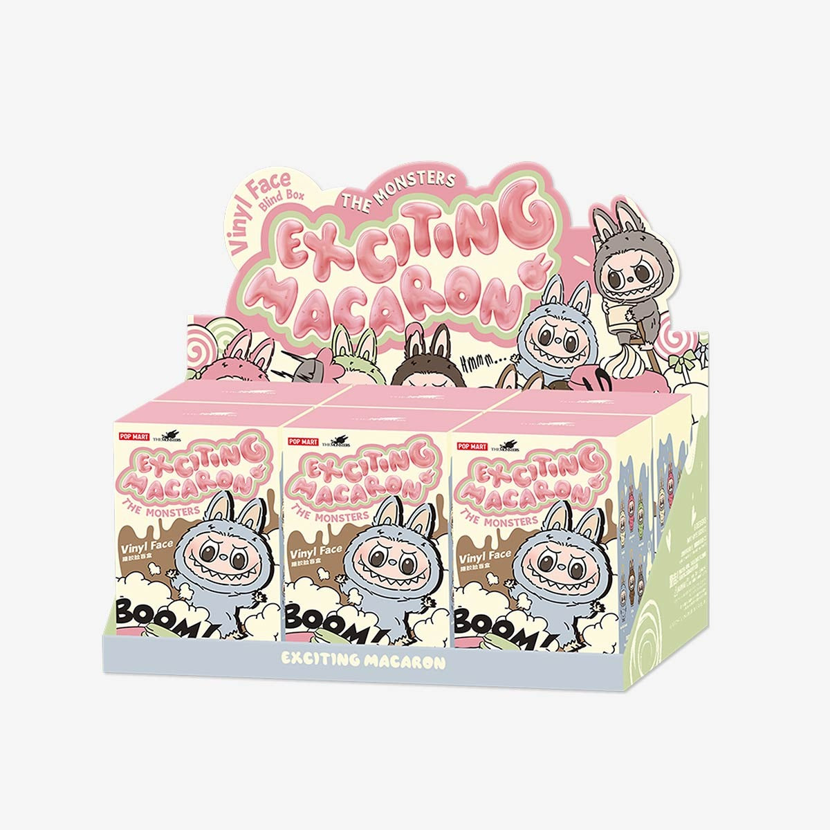 The monsters exiciting macaron labubuラブブ THE MONSTERS - Exciting Macaron Vinyl Face — Labubu Loot