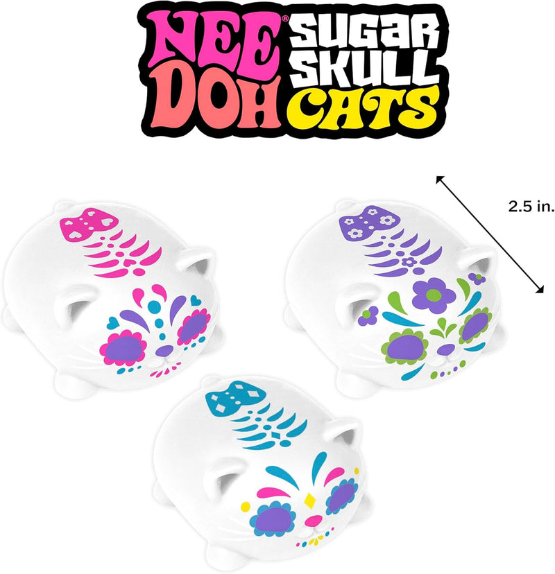 NeeDoh - Sugar Skull Cats