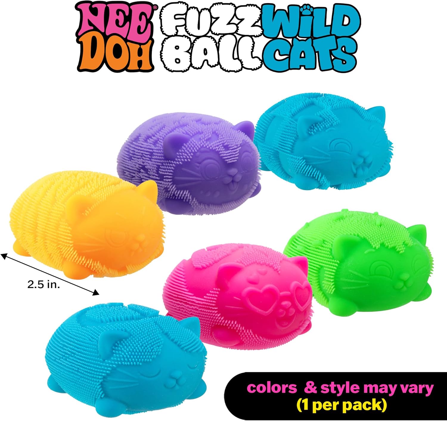 NeeDoh - Fuzz Ball Wild Cats — Labubu Loot