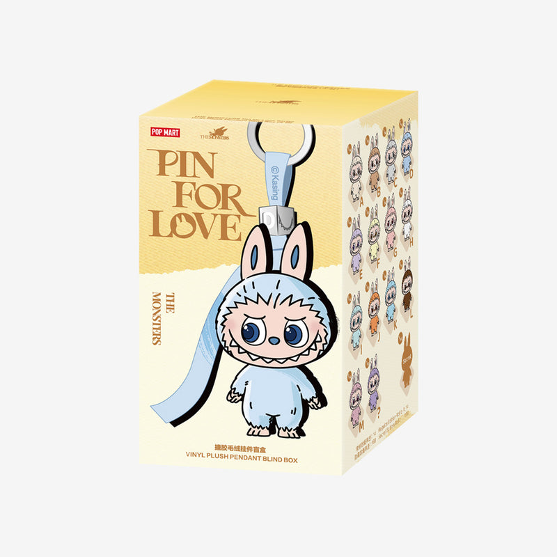 THE MONSTERS Pin for Love - Vinyl Plush Pendant (A - M)