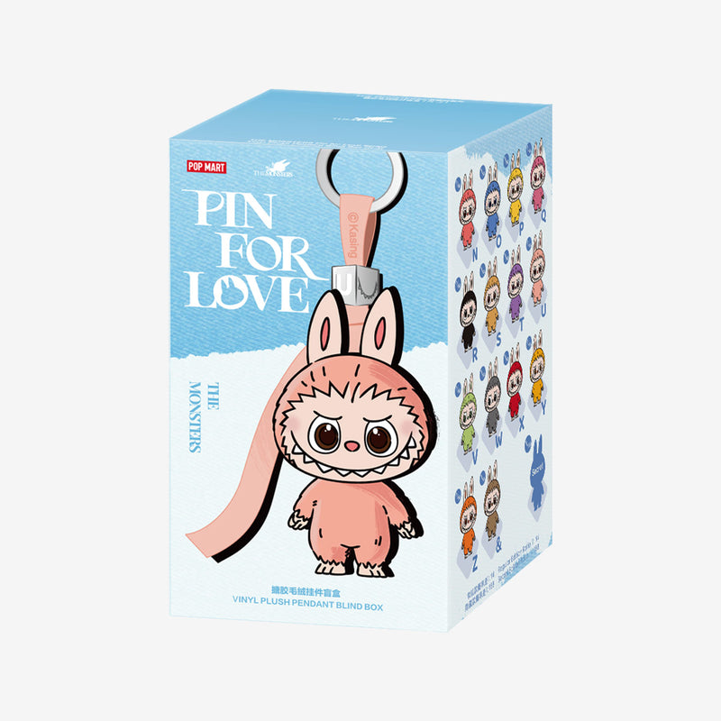 THE MONSTERS Pin for Love - Vinyl Plush Pendant (N - Z)