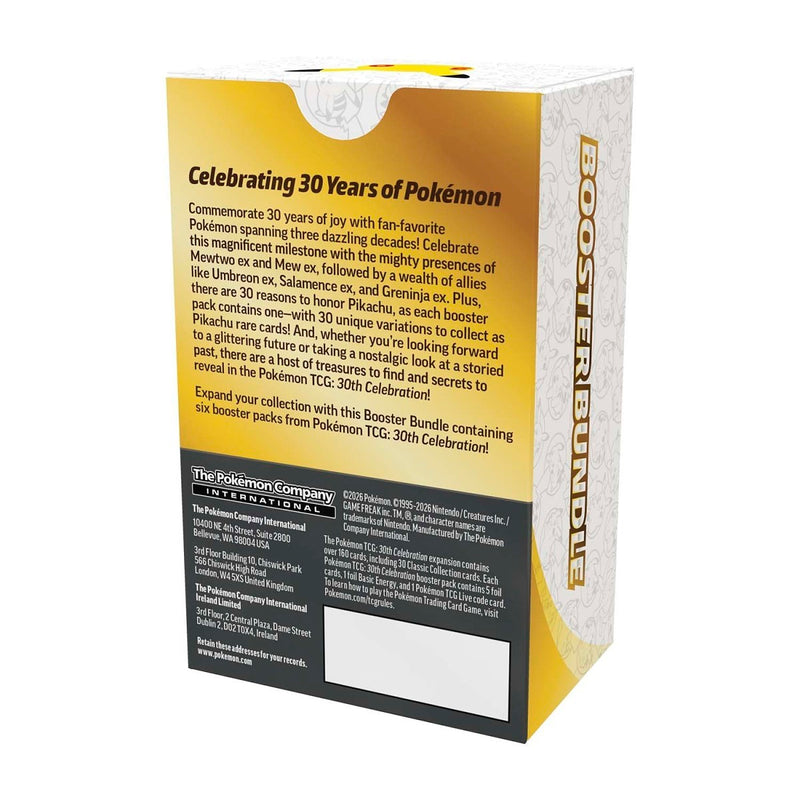 Pokemon - 30th Celebration - Booster Bundle (6 Packs)