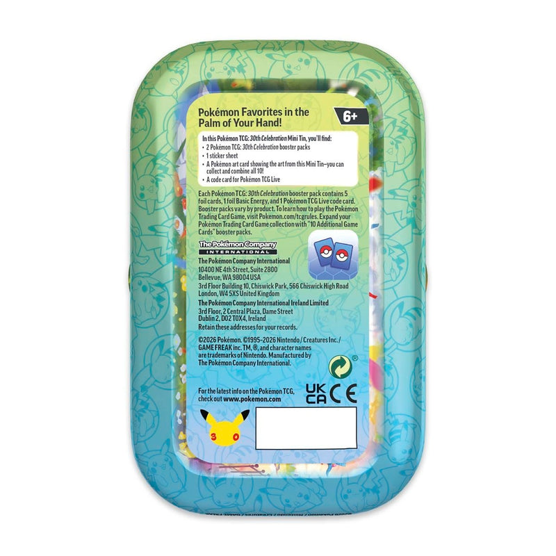 Pokemon - 30th Celebration - Mini Tin