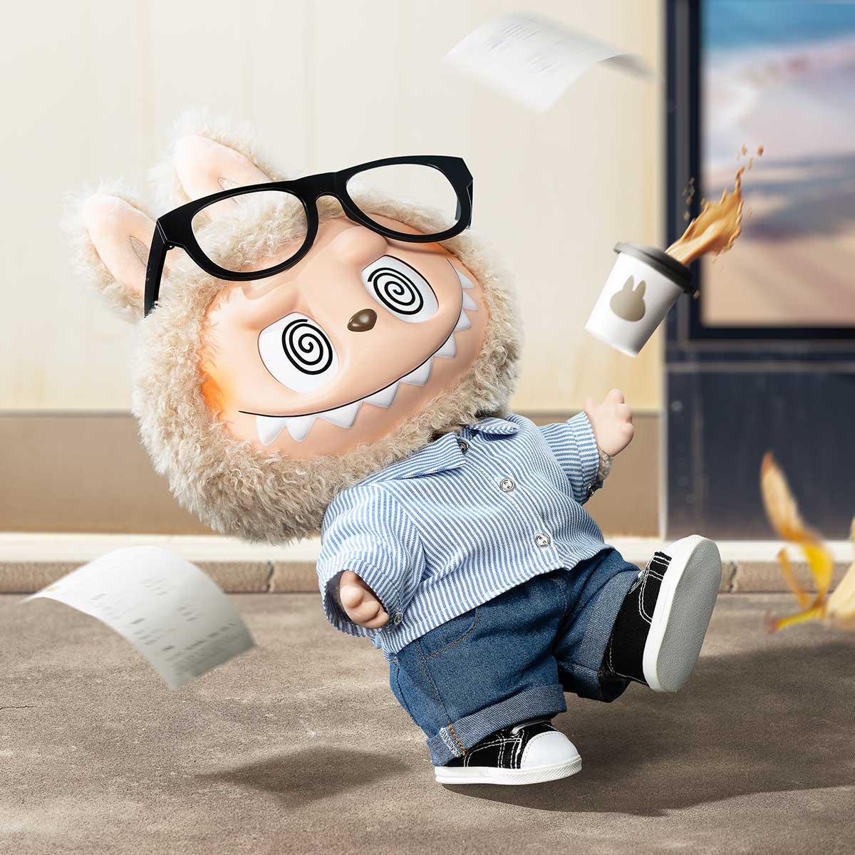 THE MONSTERS - FLIP WITH ME Vinyl Plush Doll — Labubu Loot